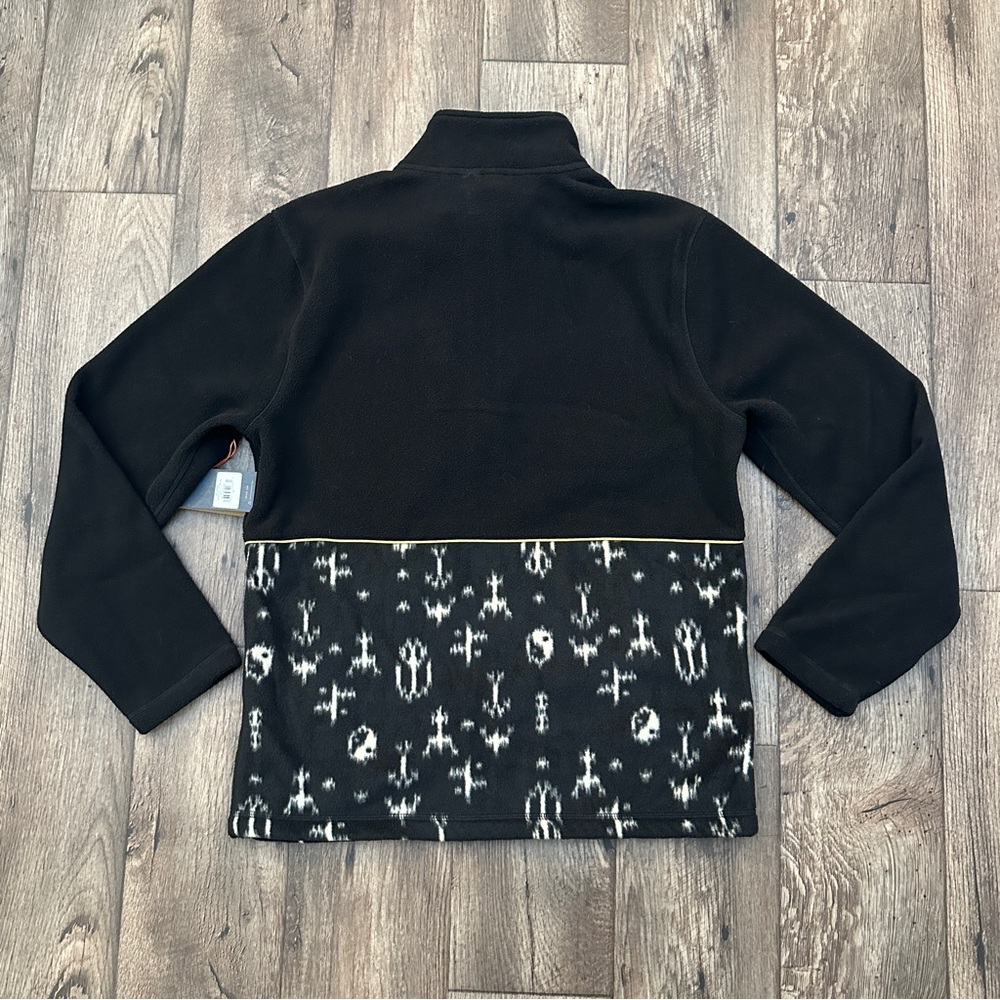 Mens Roark Zip Up Soft Fleece Jacket Sweater Men’s Size M black - Picture 9 of 10